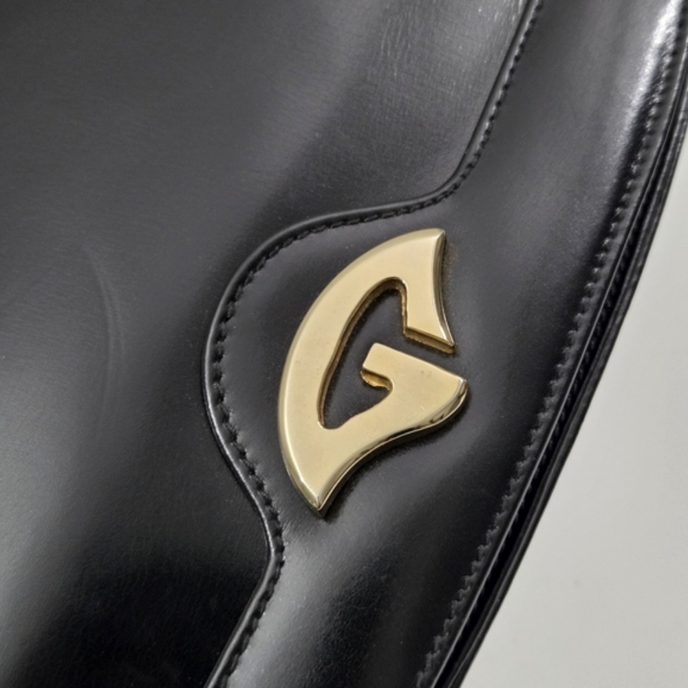 RARE AUTHENTIC VINTAGE GUCCI GLOSSY LEATHER CLUTCH BAG - Picture 2 of 15
